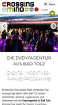 Mobile Screenshot of crossing-mind.de